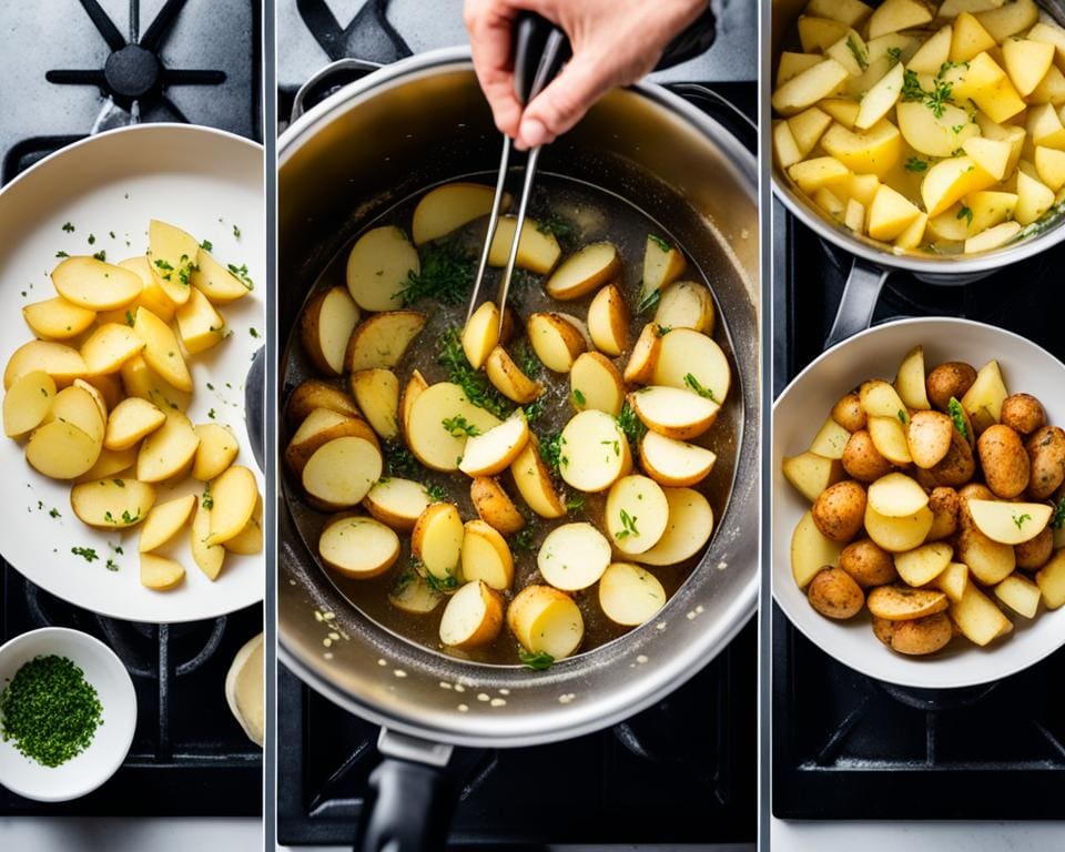 aardappels bakken